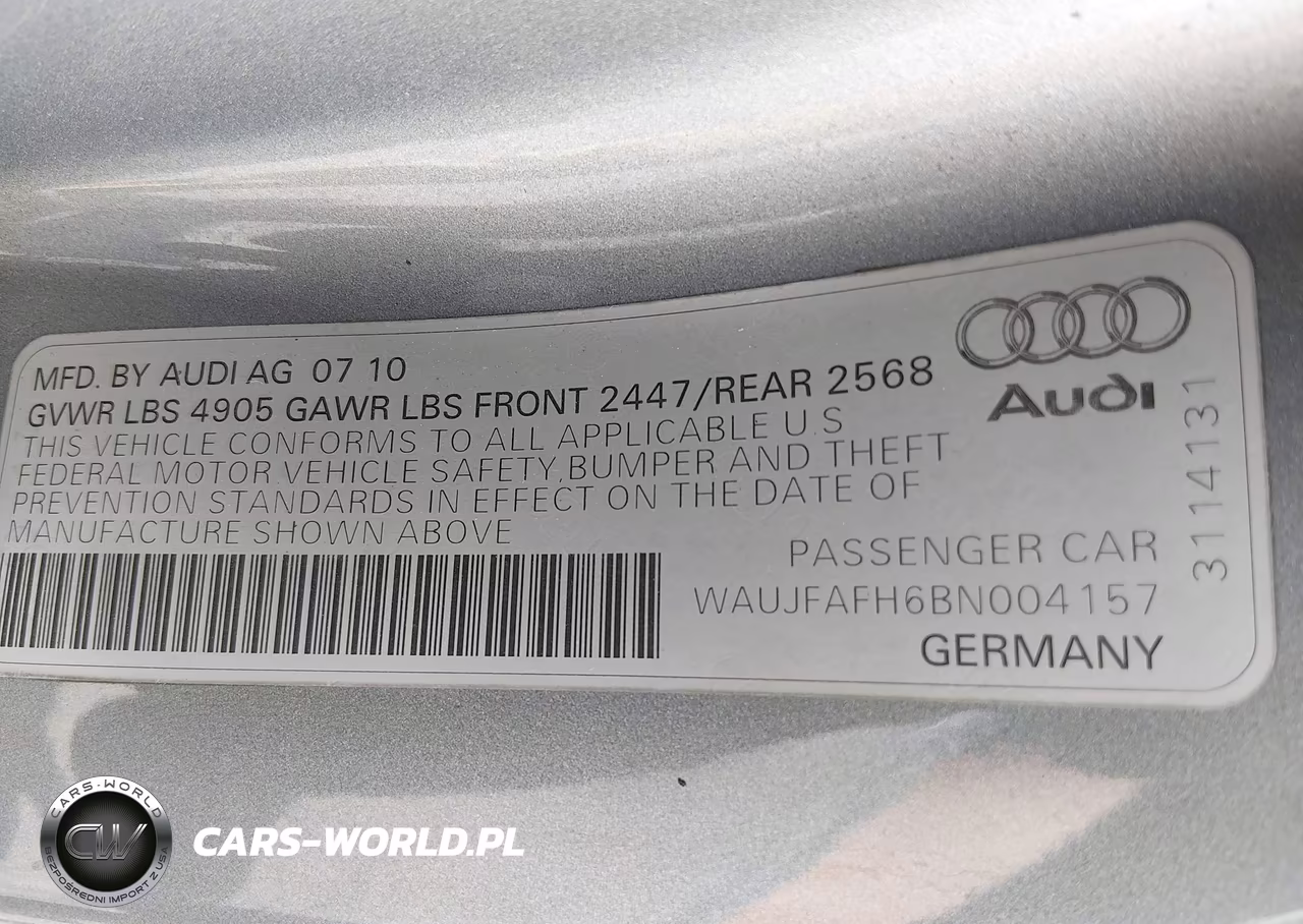 2011 Audi A5 2.0T Premium VIN:WAUJFAFH6BN004157 - 9