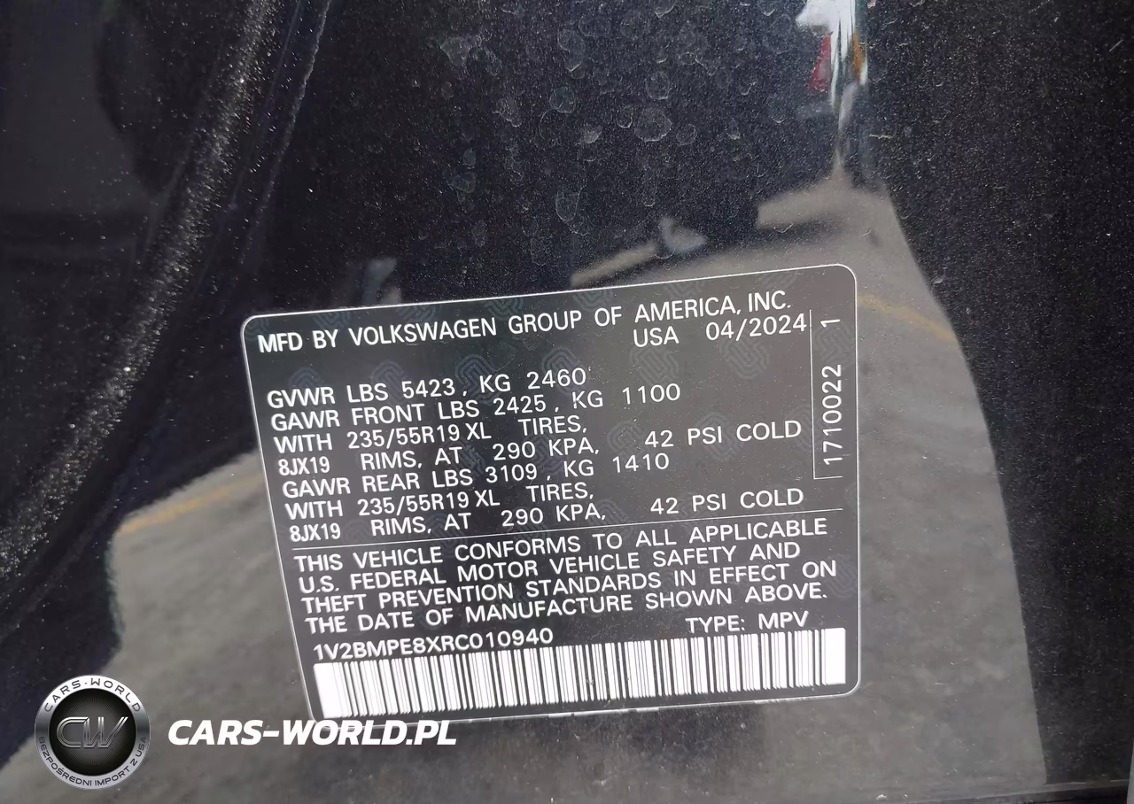 2024 Volkswagen Id.4 Standard VIN:1V2BMPE8XRC010940 - 9