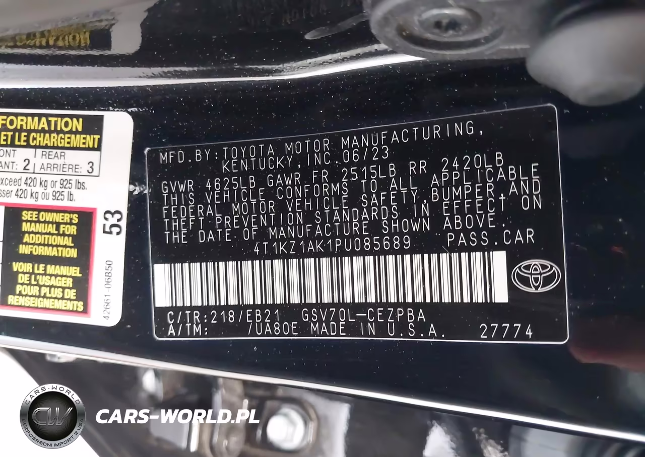 2023 Toyota Camry Trd VIN:4T1KZ1AK1PU085689 - 9