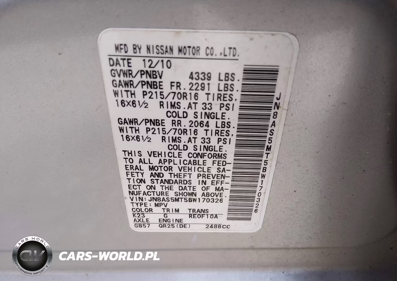 2011 Nissan Rogue S VIN:JN8AS5MT5BW170326 - 9