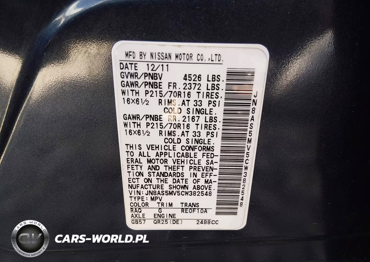 2012 Nissan Rogue S VIN:JN8AS5MV5CW382548 - 9