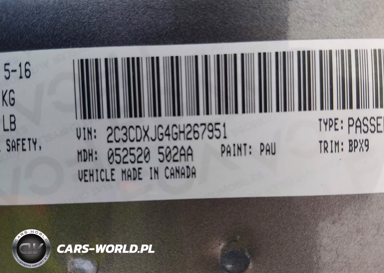 2016 Dodge Charger Sxt VIN:2C3CDXJG4GH267951 - 9