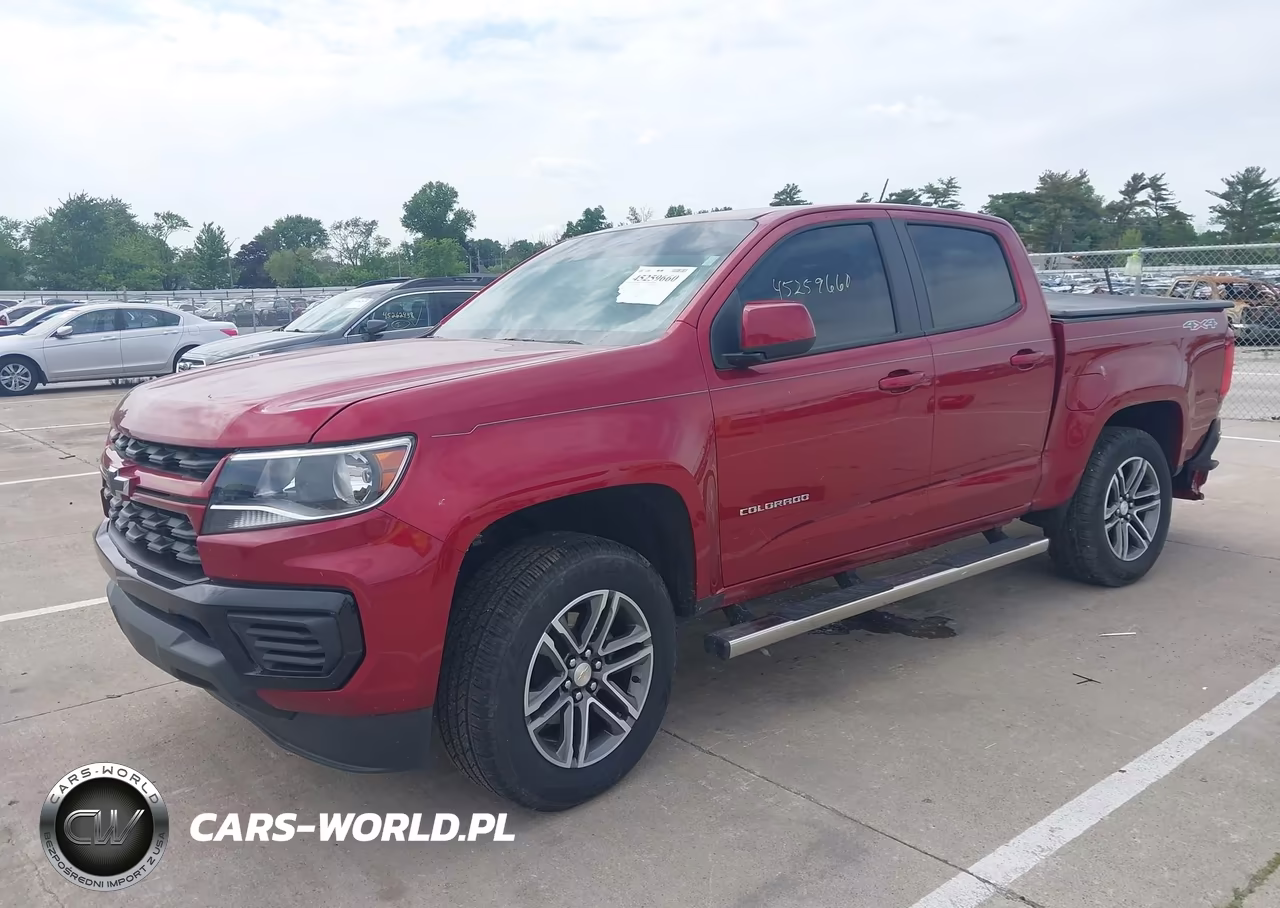 2021 Chevrolet Colorado 4Wd Short Box Wt VIN:1GCGTBEN5M1134315 - 2