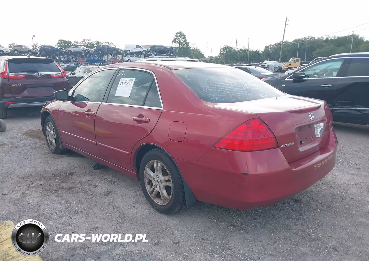 2007 Honda Accord 2.4 Se VIN:1HGCM56397A057514 - 3
