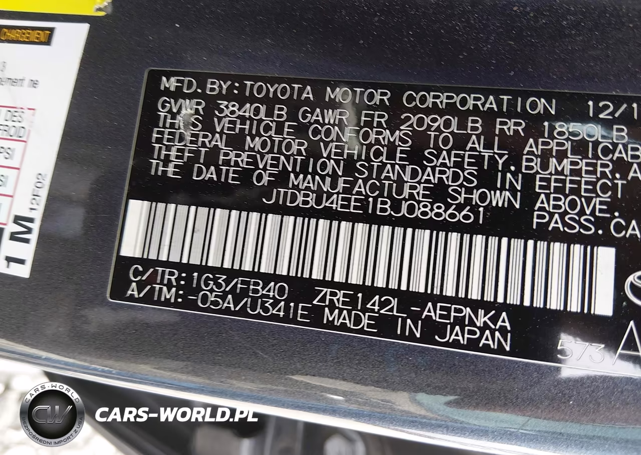 2011 Toyota Corolla Le VIN:JTDBU4EE1BJ088661 - 9