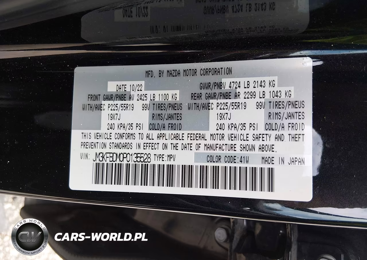 2023 Mazda Cx-5 2.5 S Premium VIN:JM3KFBDM0P0135528 - 9