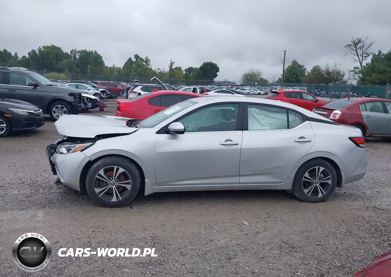 2021 Nissan Sentra Sv Xtronic Cvt VIN:3N1AB8CV5MY208717 - 14