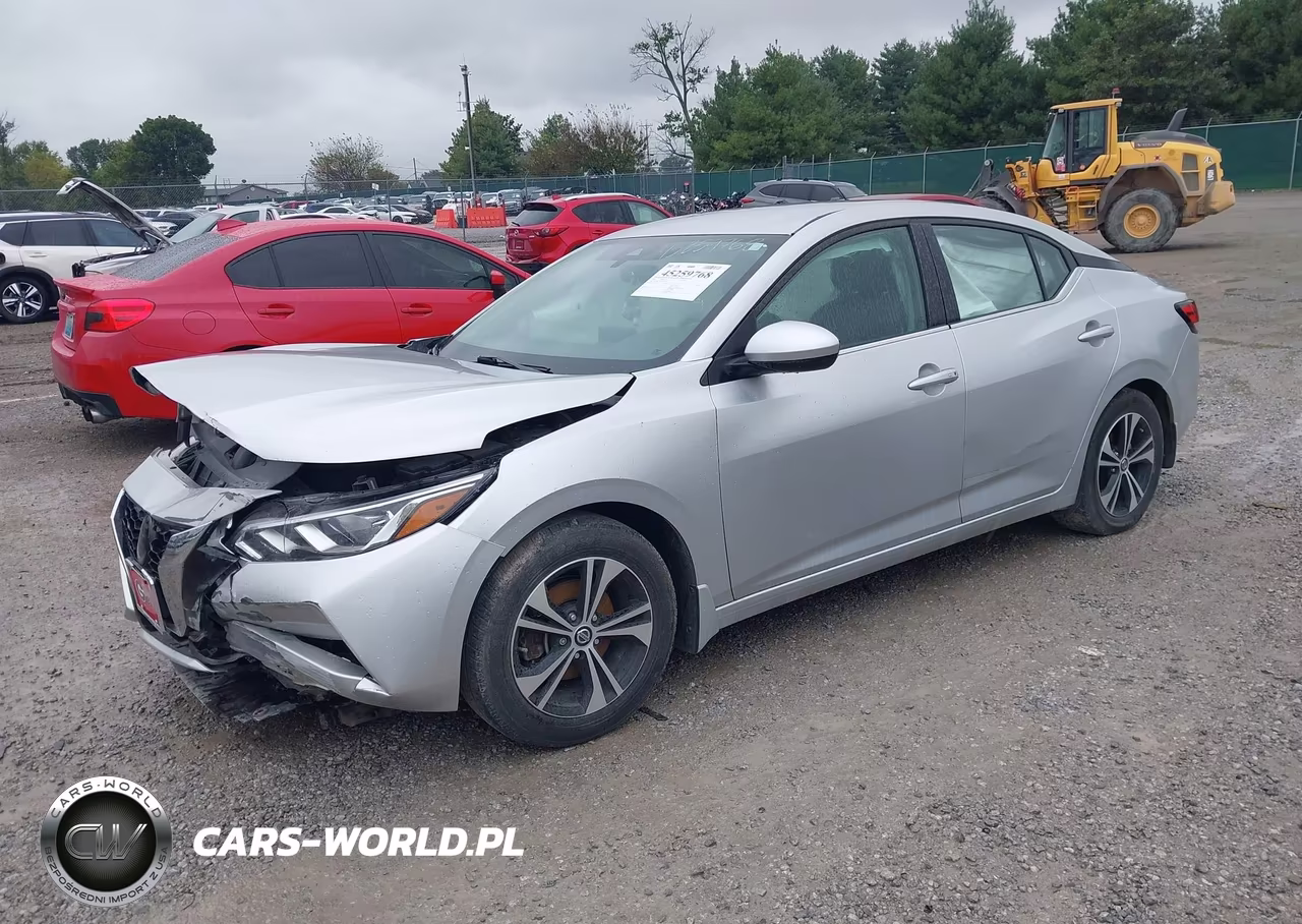 2021 Nissan Sentra Sv Xtronic Cvt VIN:3N1AB8CV5MY208717 - 2