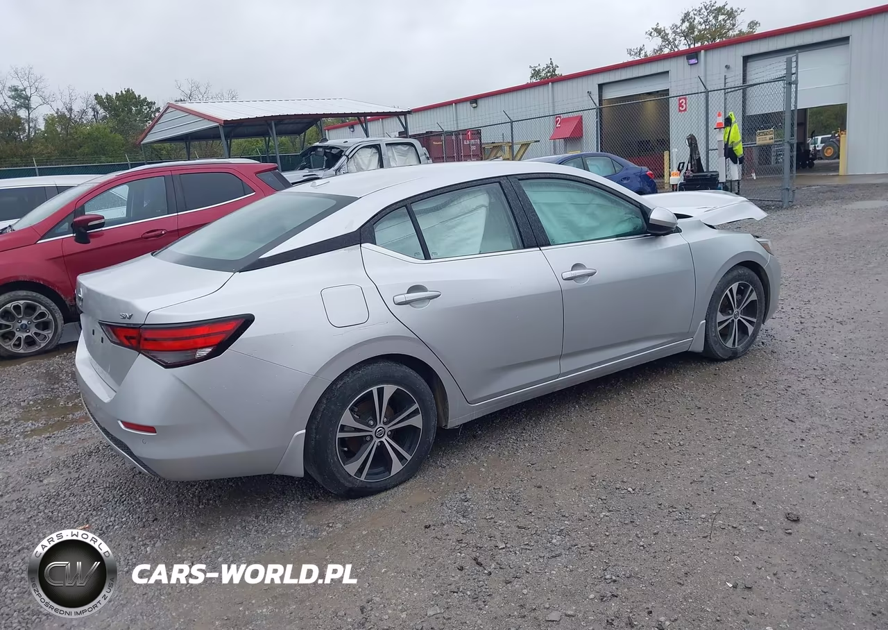 2021 Nissan Sentra Sv Xtronic Cvt VIN:3N1AB8CV5MY208717 - 4