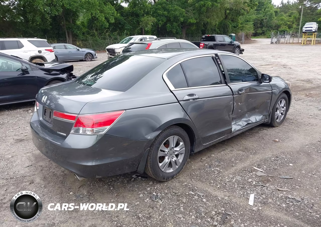 2012 Honda Accord 2.4 Se VIN:1HGCP2F64CA160396 - 4