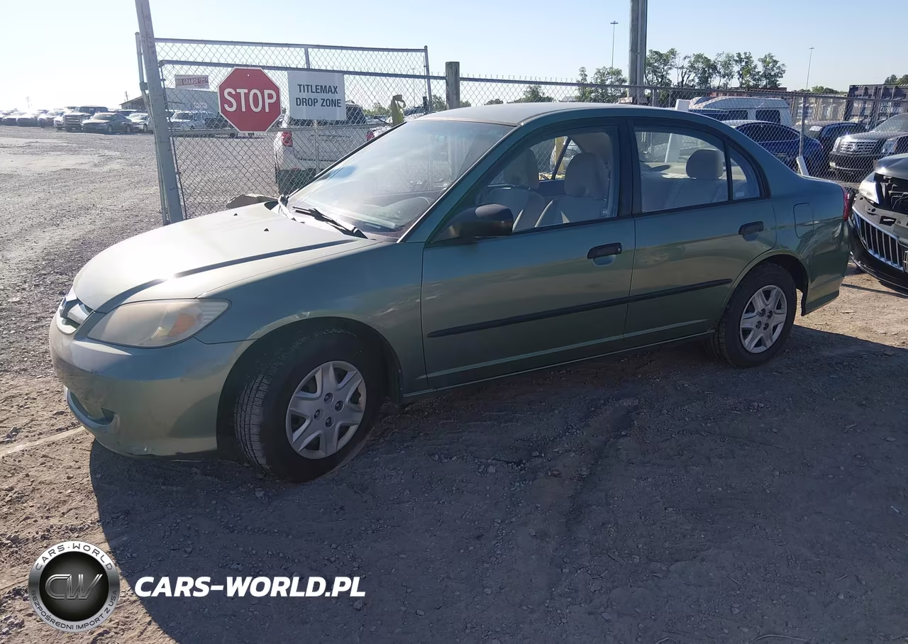 2004 Honda Civic Vp VIN:1HGES16444L015719 - 2