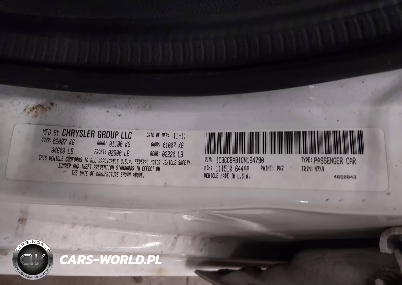 2012 Chrysler 200 Lx VIN:1C3CCBAB1CN164790 - 9