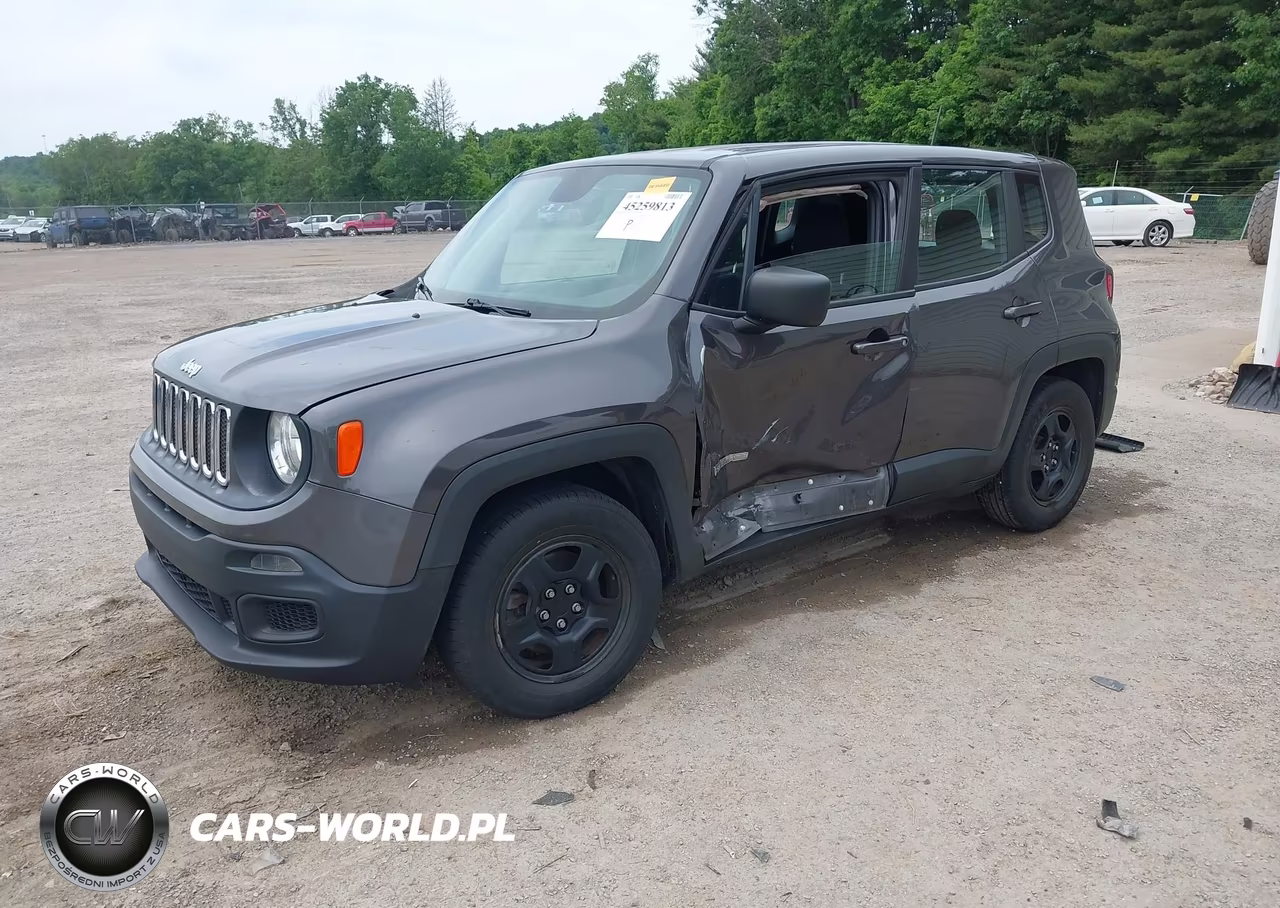 2018 Jeep Renegade Sport Fwd VIN:ZACCJAAB2JPG96596 - 2