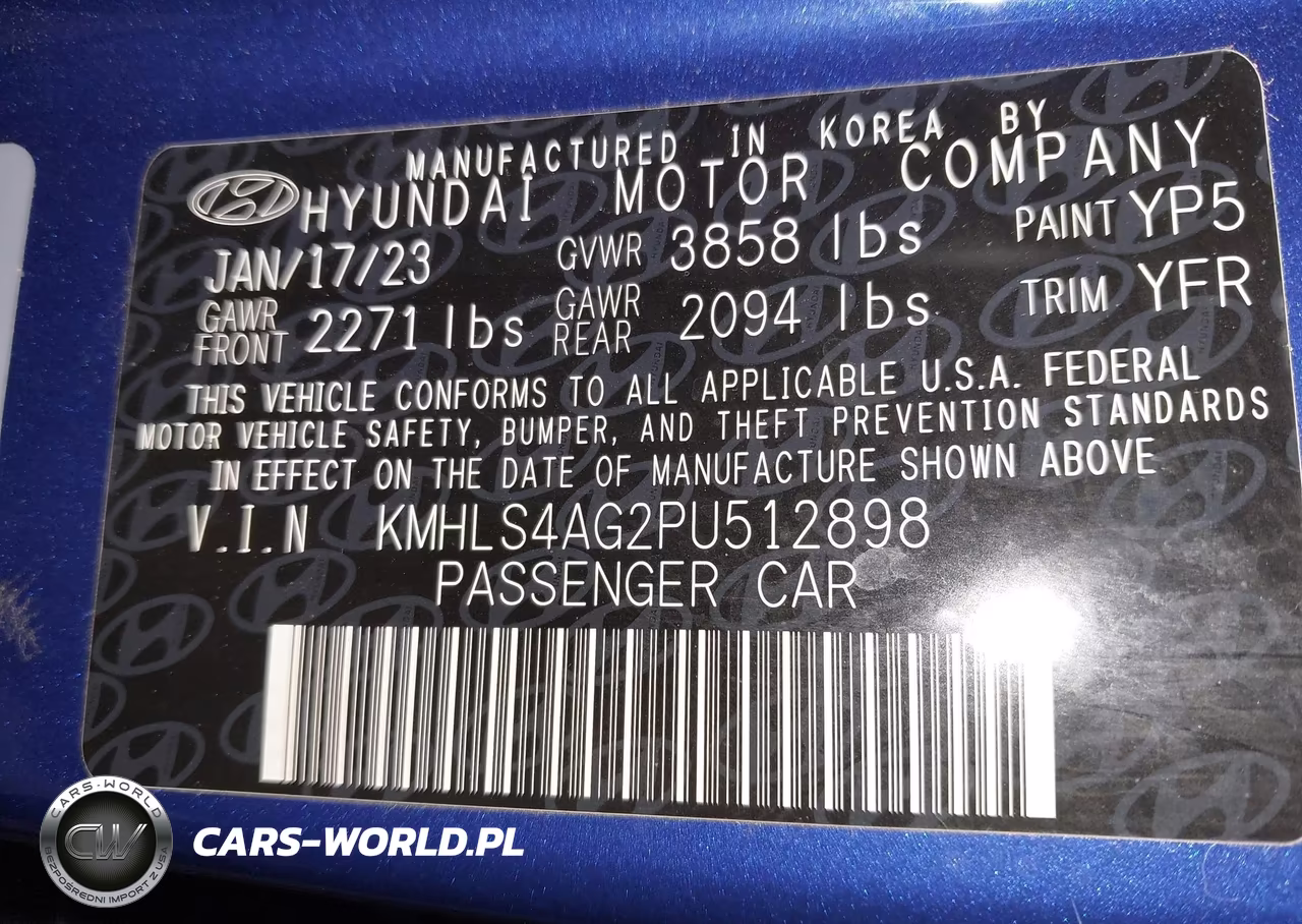 2023 Hyundai Elantra Sel VIN:KMHLS4AG2PU512898 - 9