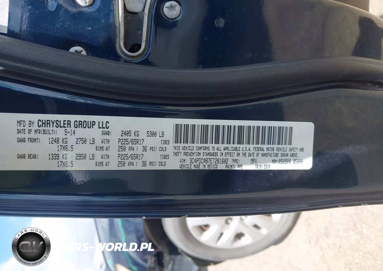 2014 Dodge Journey American Value Pkg VIN:3C4PDCAB7ET281602 - 9