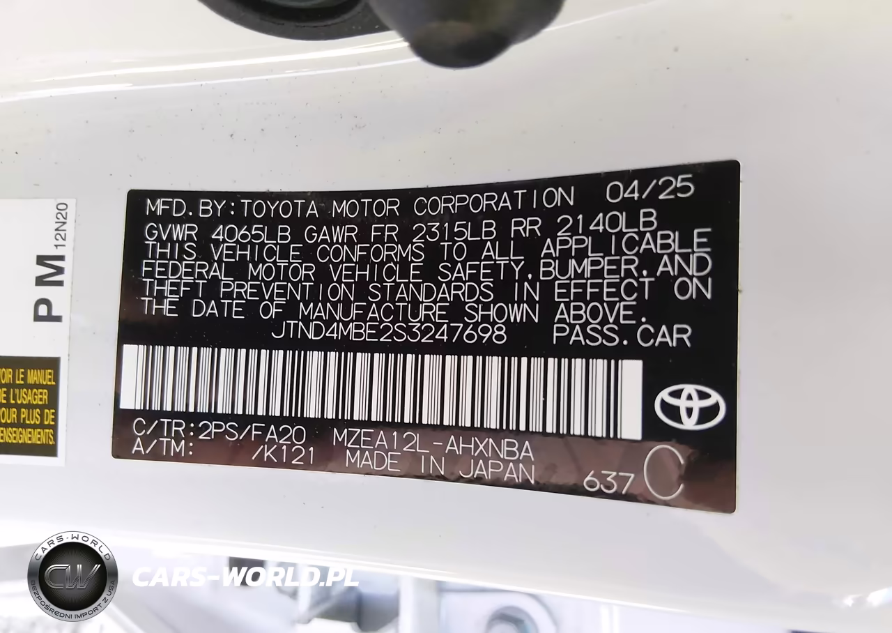 2025 Toyota Corolla Nightshade Edition VIN:JTND4MBE2S3247698 - 9