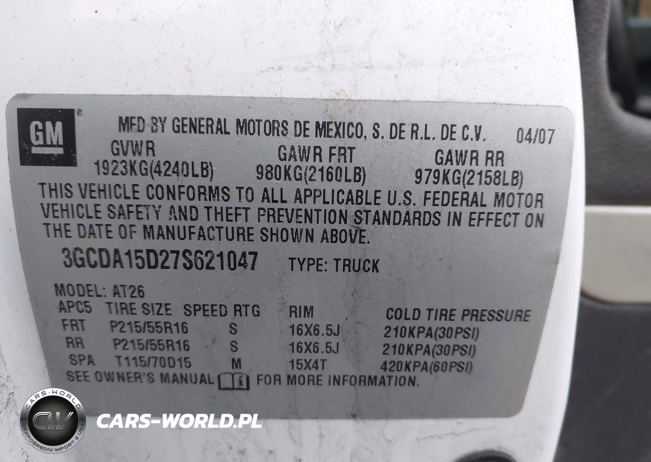 2007 Chevrolet Hhr Panel Ls VIN:3GCDA15D27S621047 - 9
