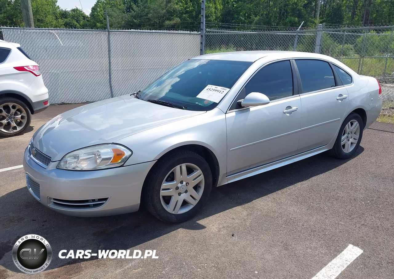 2012 Chevrolet Impala Lt VIN:2G1WG5E36C1312296 - 2