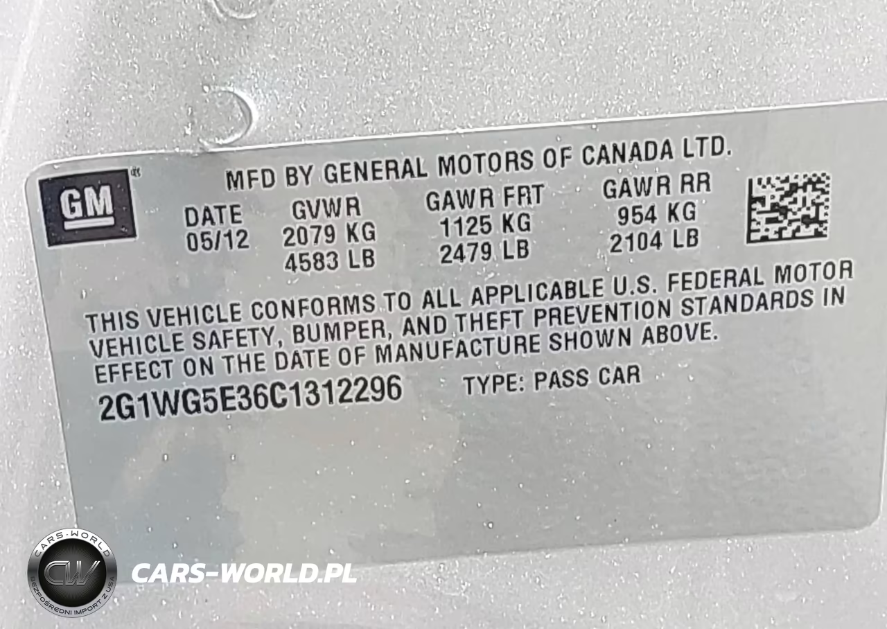 2012 Chevrolet Impala Lt VIN:2G1WG5E36C1312296 - 9