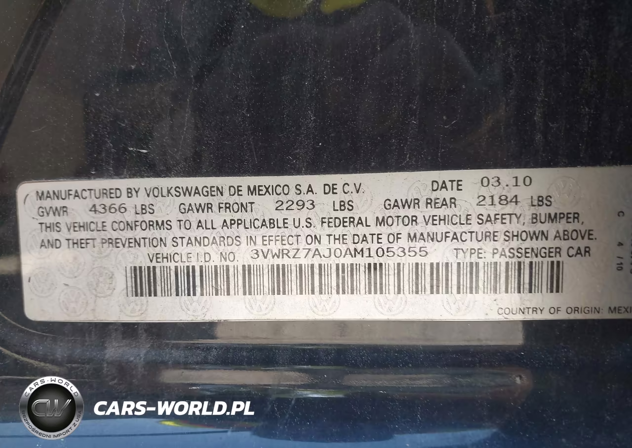 2010 Volkswagen Jetta Limited Edition VIN:3VWRZ7AJ0AM105355 - 9