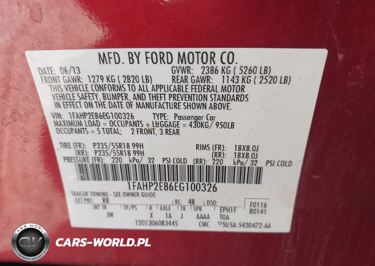 2014 Ford Taurus Sel VIN:1FAHP2E86EG100326 - 9