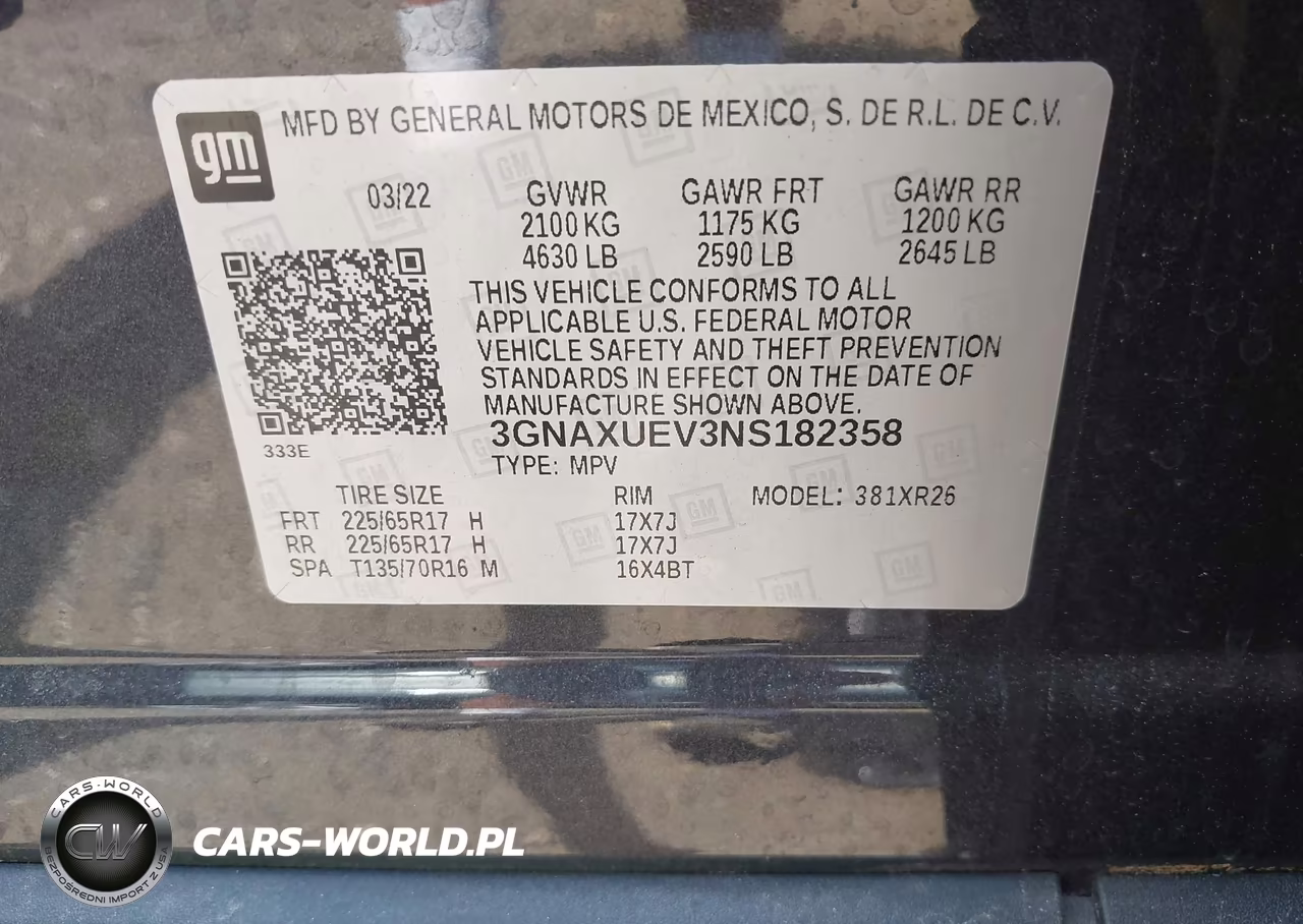 2022 Chevrolet Equinox Awd Lt VIN:3GNAXUEV3NS182358 - 9