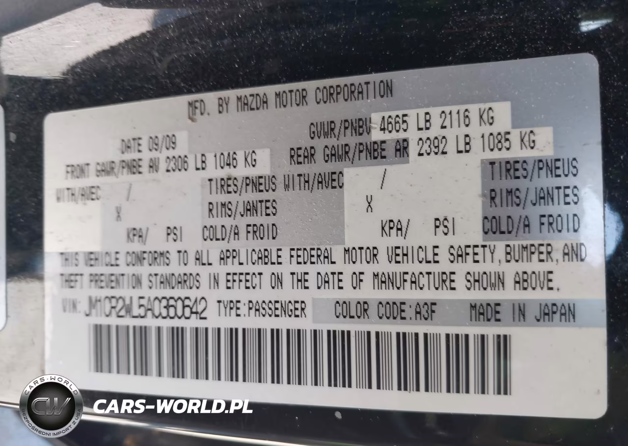 2010 Mazda Mazda5 Touring VIN:JM1CR2WL5A0360642 - 9