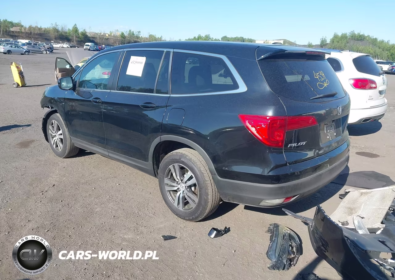2016 Honda Pilot Ex-L VIN:5FNYF6H51GB048316 - 3