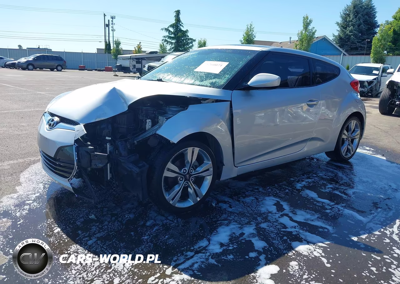 2012 Hyundai Veloster Base W-Gray VIN:KMHTC6AD2CU053039 - 2