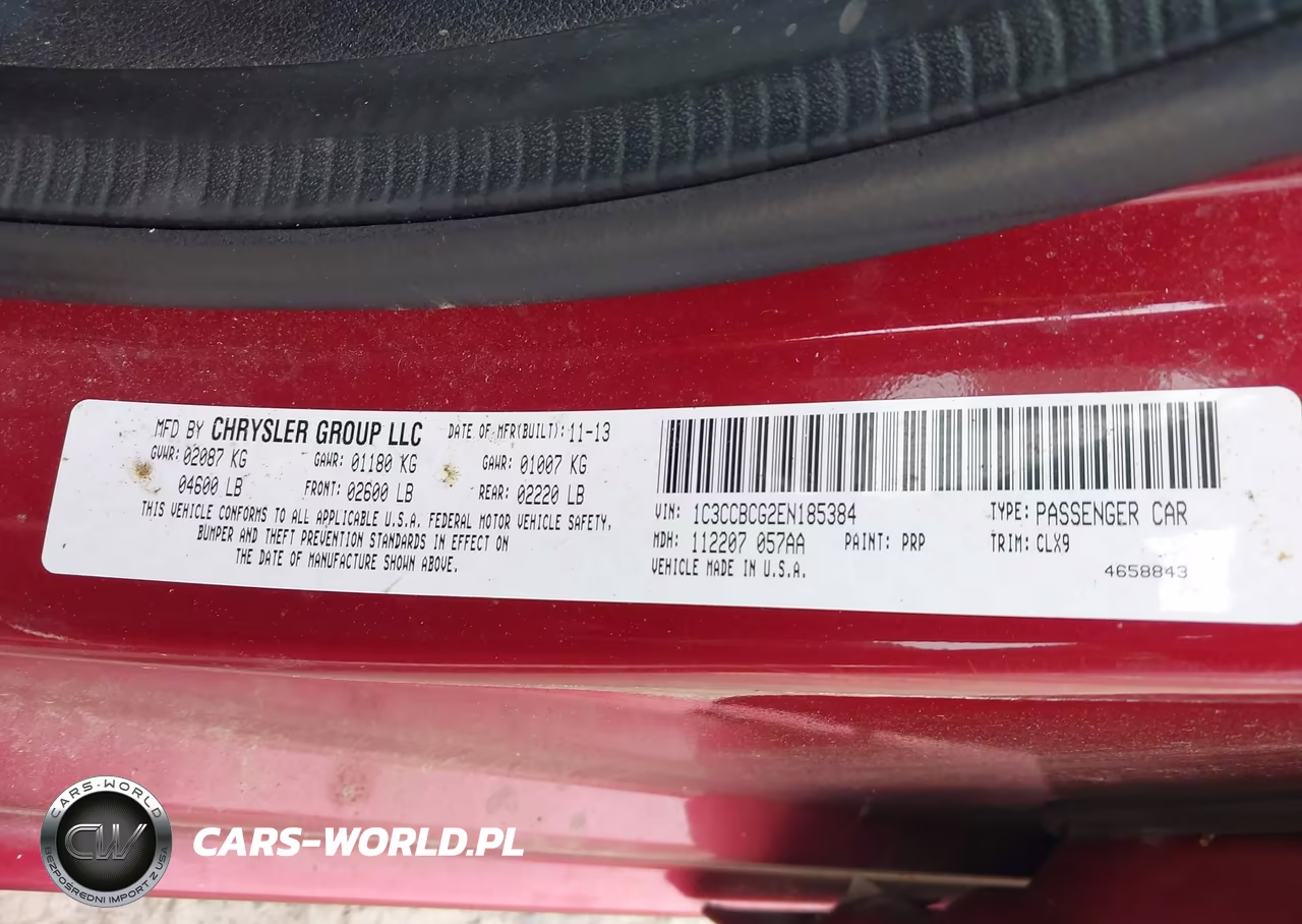 2014 Chrysler 200 Limited VIN:1C3CCBCG2EN185384 - 9