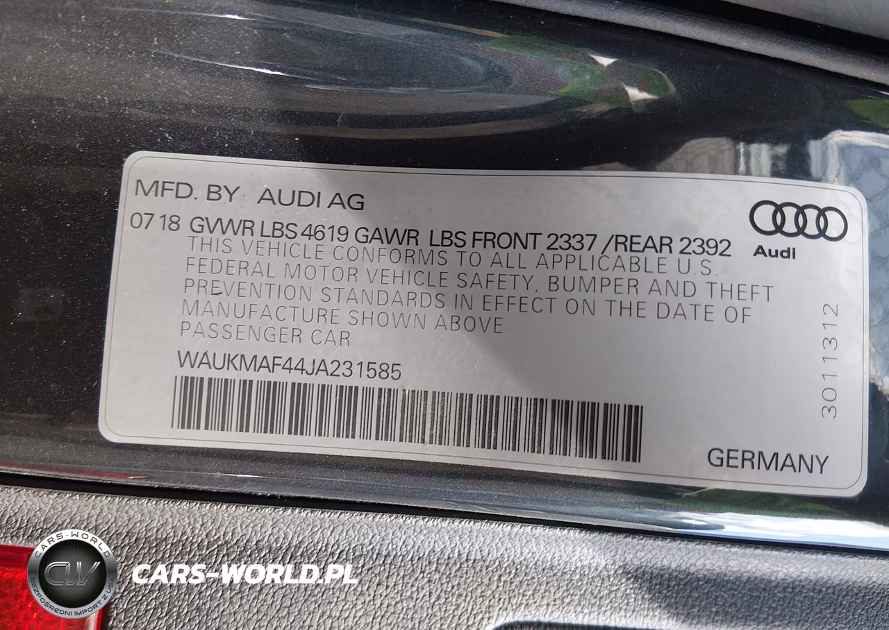 2018 Audi A4 2.0T Tech Ultra Premium-2.0T Ultra Premium VIN:WAUKMAF44JA231585 - 9
