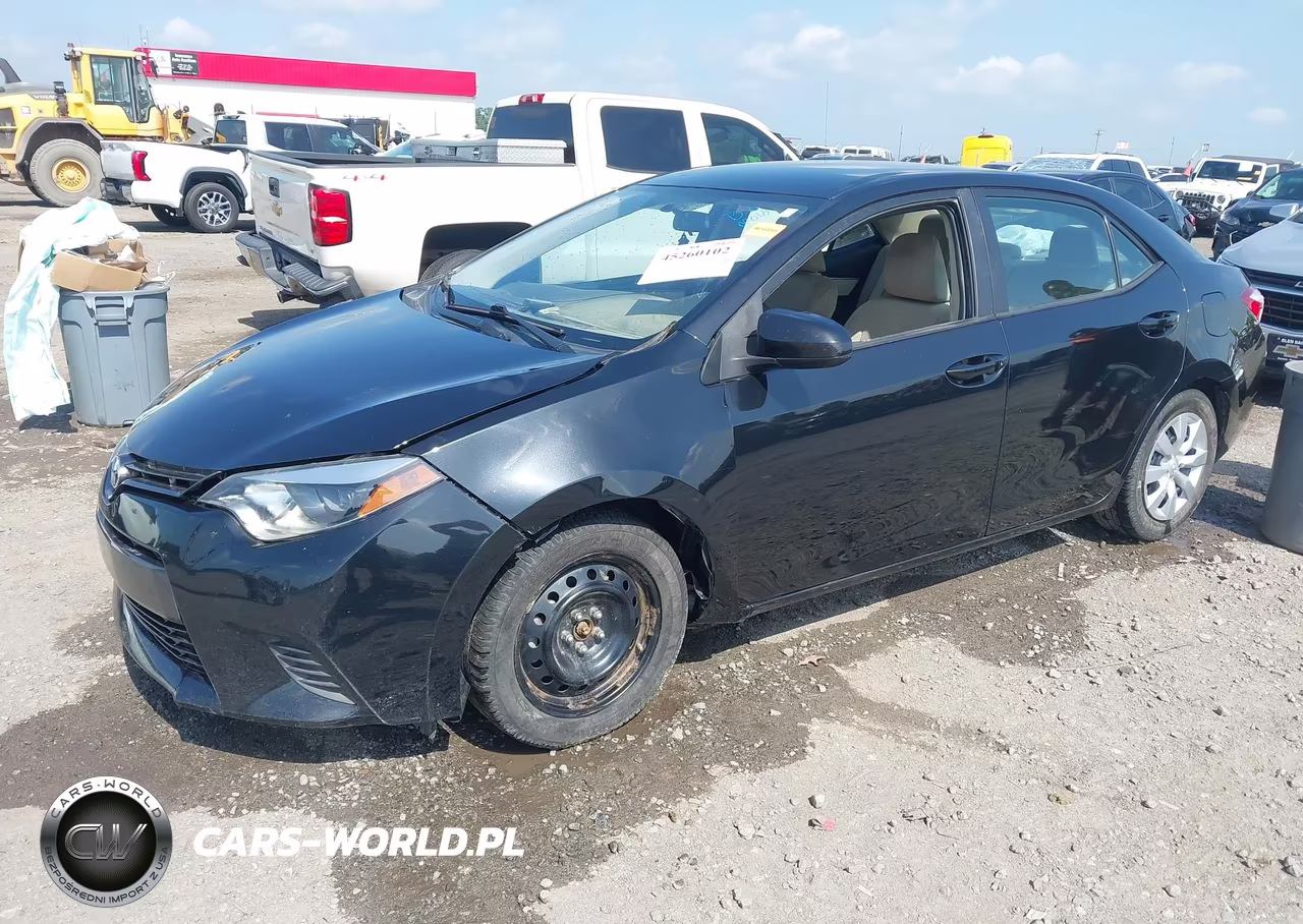 2015 Toyota Corolla Le VIN:5YFBURHE0FP316269 - 2