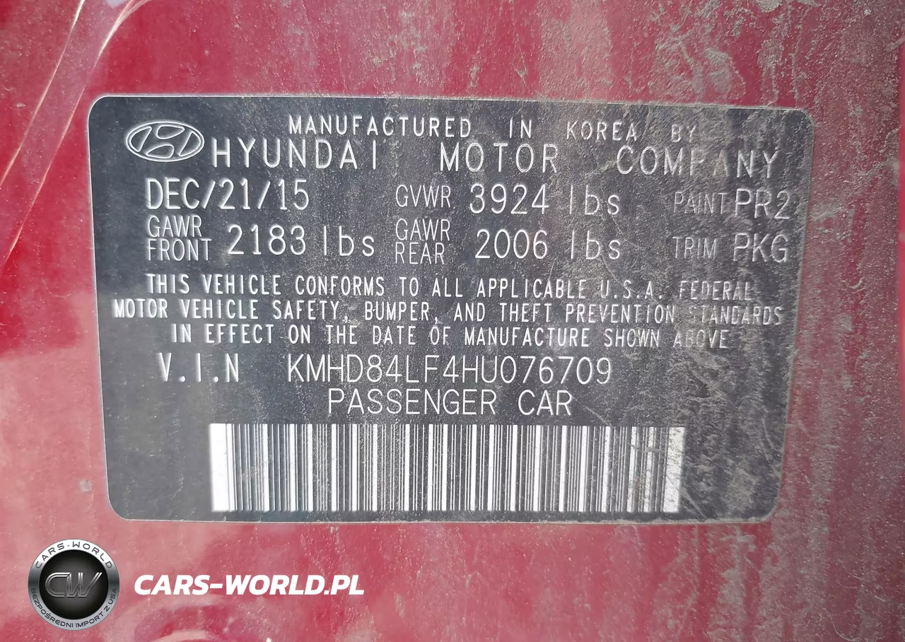 2017 Hyundai Elantra Se VIN:KMHD84LF4HU076709 - 9