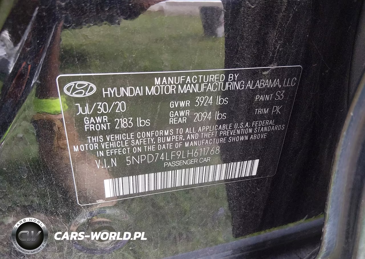 2020 Hyundai Elantra Se VIN:5NPD74LF9LH611768 - 9