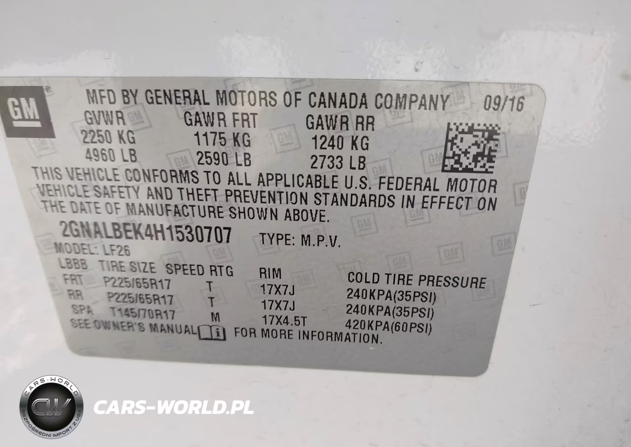 2017 Chevrolet Equinox Ls VIN:2GNALBEK4H1530707 - 9
