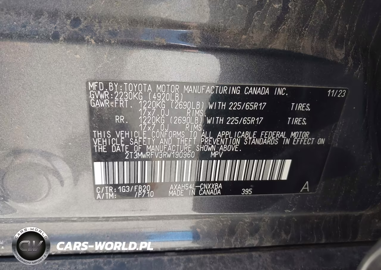 2024 Toyota Rav4 Hybrid Le VIN:2T3MWRFV3RW190960 - 9