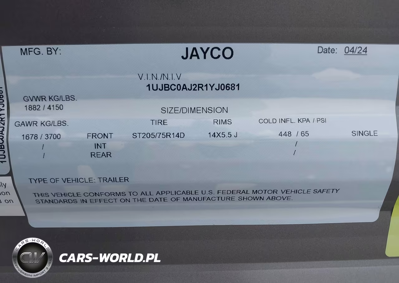 2024 Jayco Jay Flight Slx M-174 VIN:1UJBC0AJ2R1YJ0681 - 9