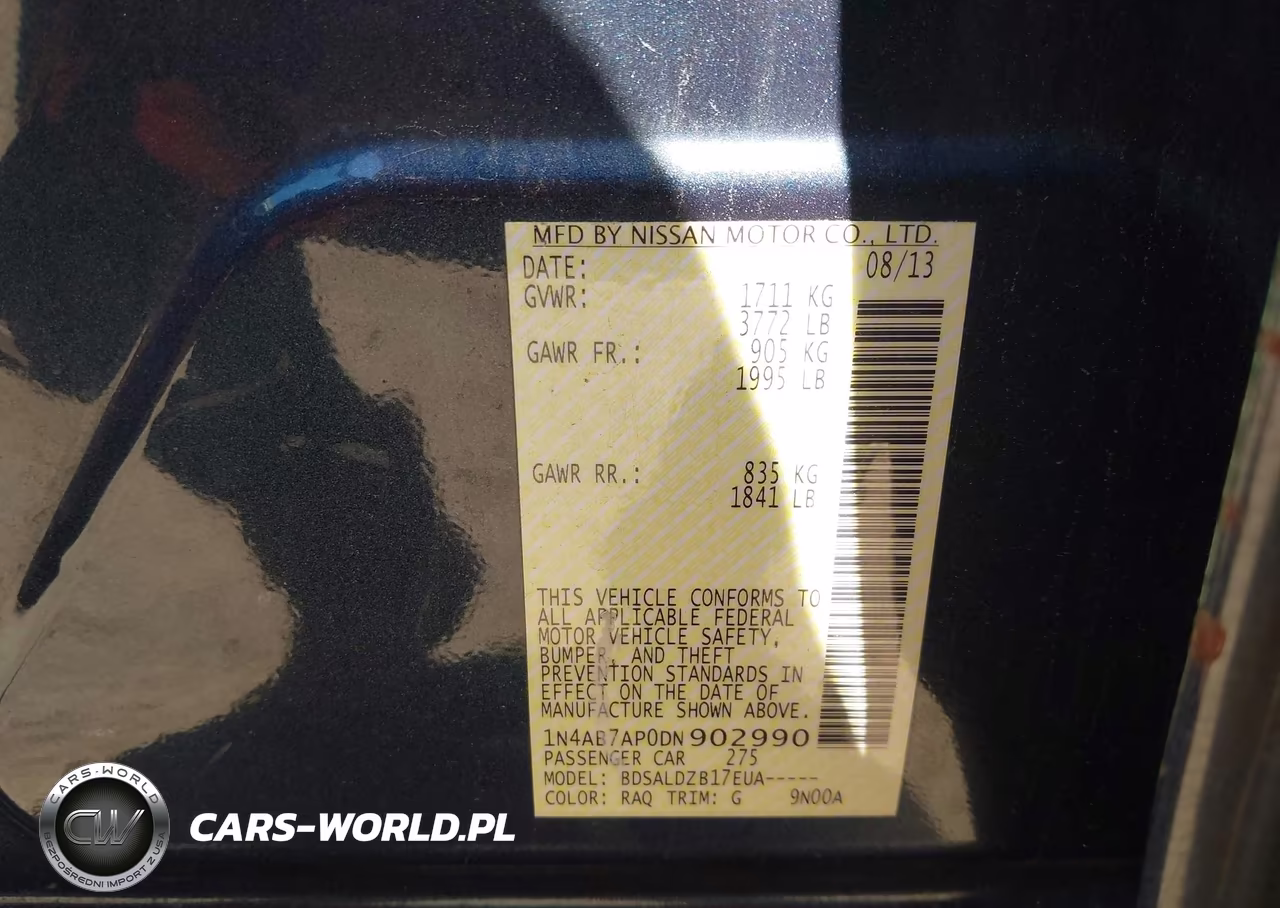 2013 Nissan Sentra Sv VIN:1N4AB7AP0DN902990 - 9