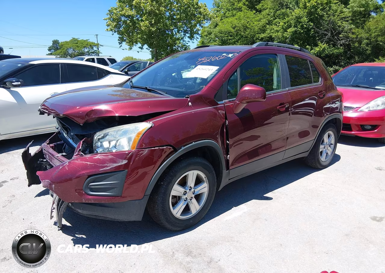 2016 Chevrolet Trax Lt VIN:3GNCJPSBXGL216976 - 2