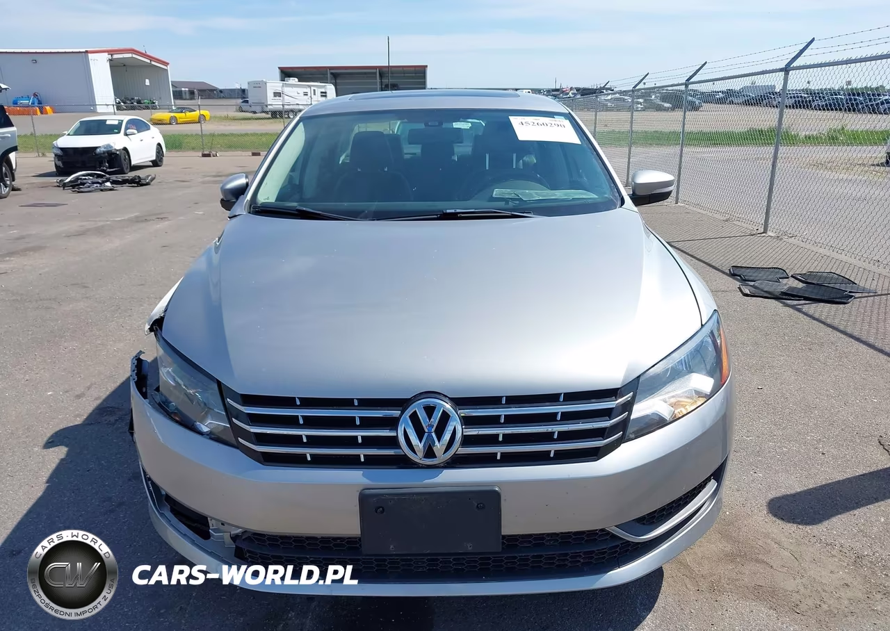 2012 Volkswagen Passat 2.5L Se VIN:1VWBP7A35CC106143 - 12