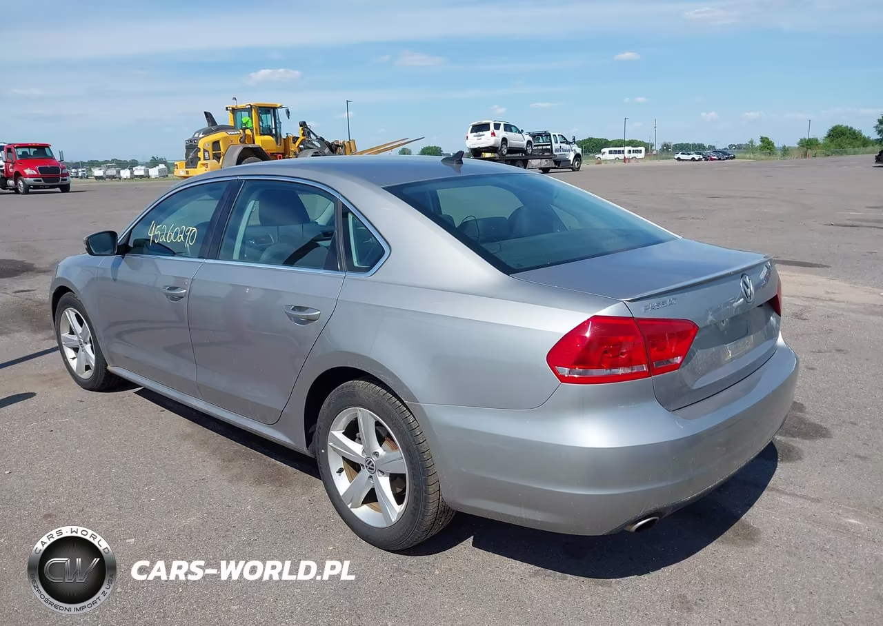 2012 Volkswagen Passat 2.5L Se VIN:1VWBP7A35CC106143 - 3