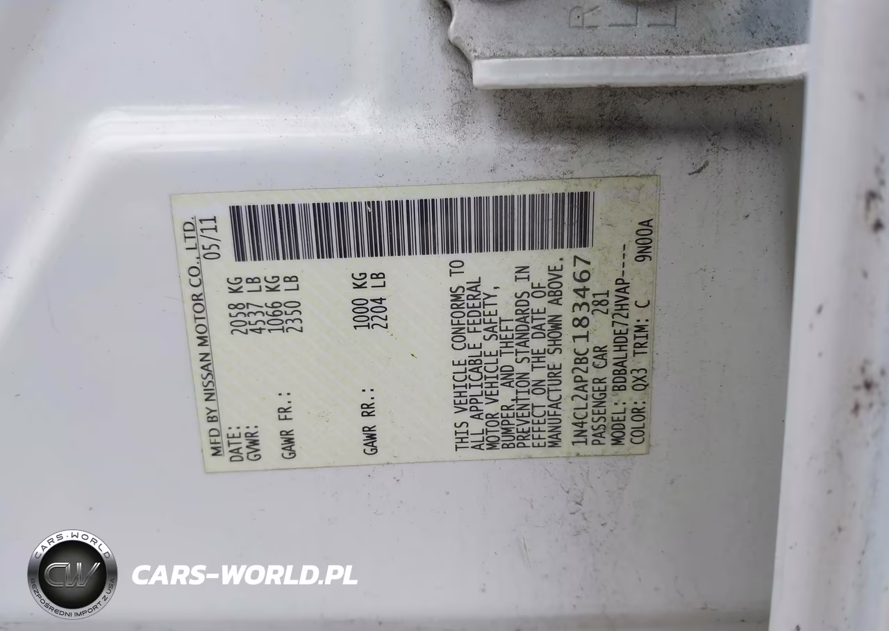 2011 Nissan Altima Hybrid VIN:1N4CL2AP2BC183467 - 9