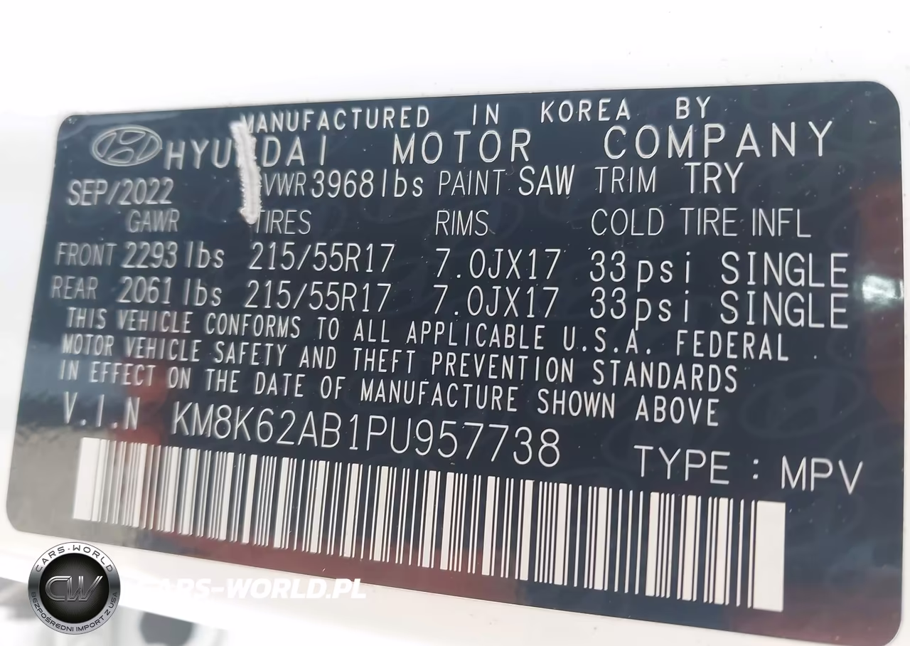 2023 Hyundai Kona Sel VIN:KM8K62AB1PU957738 - 9