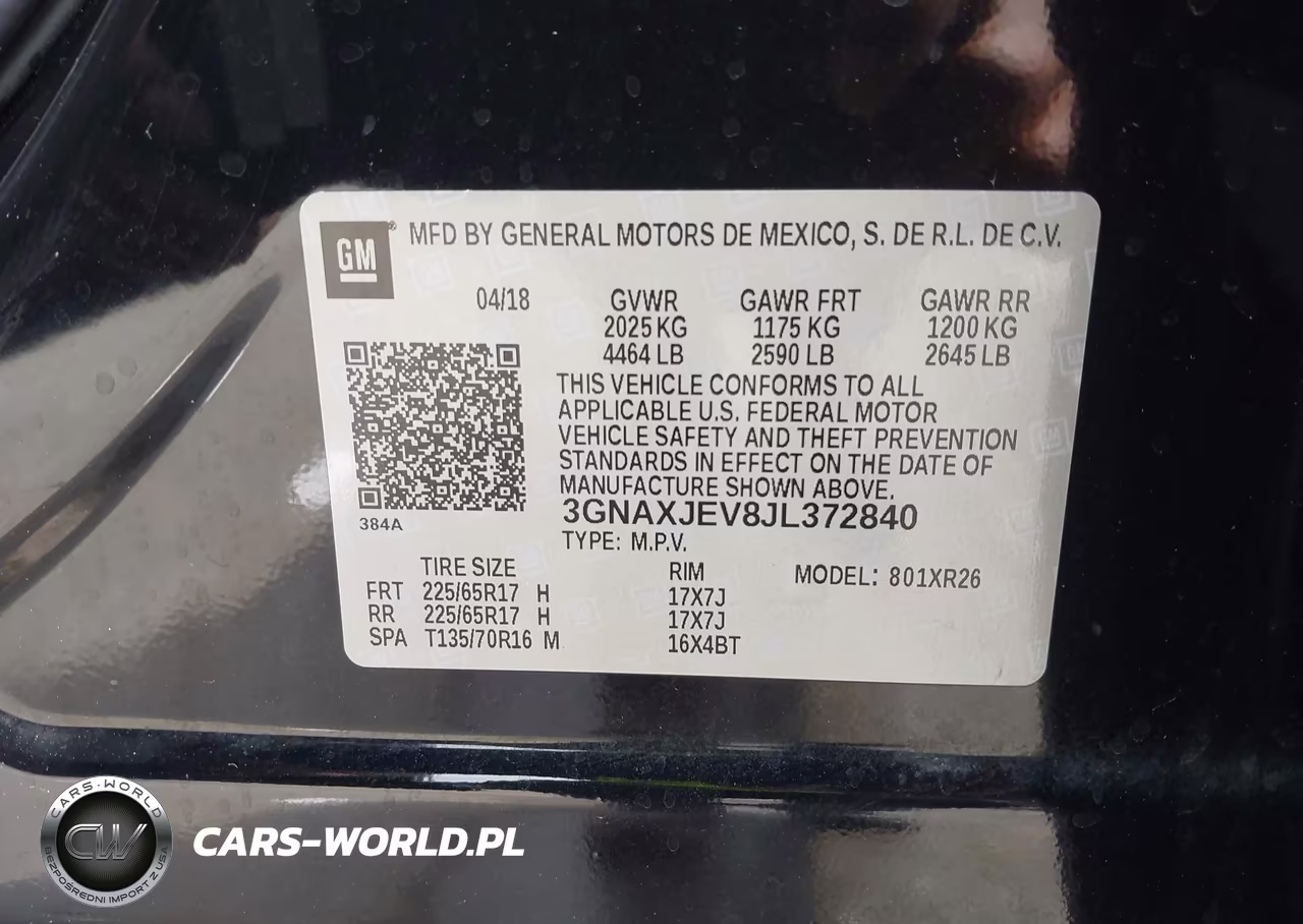 2018 Chevrolet Equinox Lt VIN:3GNAXJEV8JL372840 - 9
