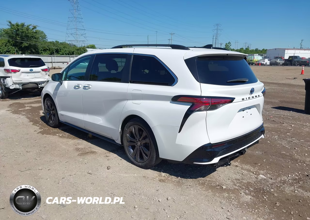 2021 Toyota Sienna Xse VIN:5TDDRKEC9MS024936 - 3