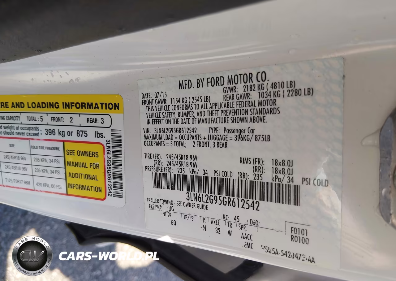 2016 Lincoln Mkz VIN:3LN6L2G95GR612542 - 9