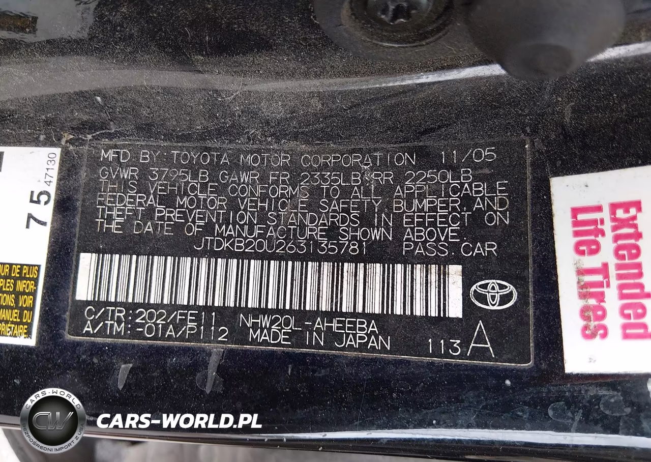 2006 Toyota Prius VIN:JTDKB20U263135781 - 9