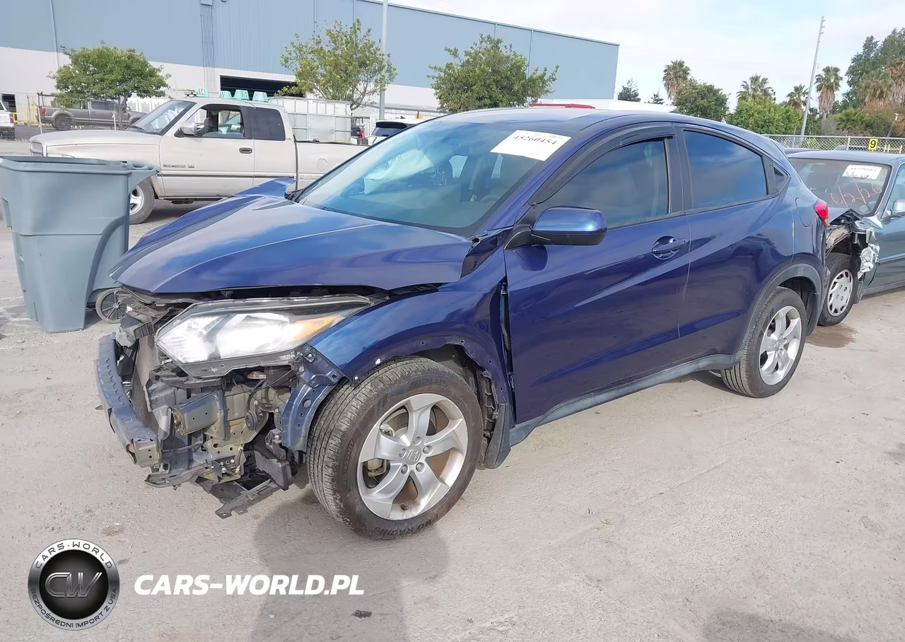 2016 Honda Hr-V Lx VIN:3CZRU6H3XGM731999 - 2