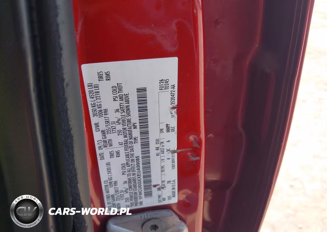 2014 Ford Escape Se VIN:1FMCU0GXXEUA99085 - 9