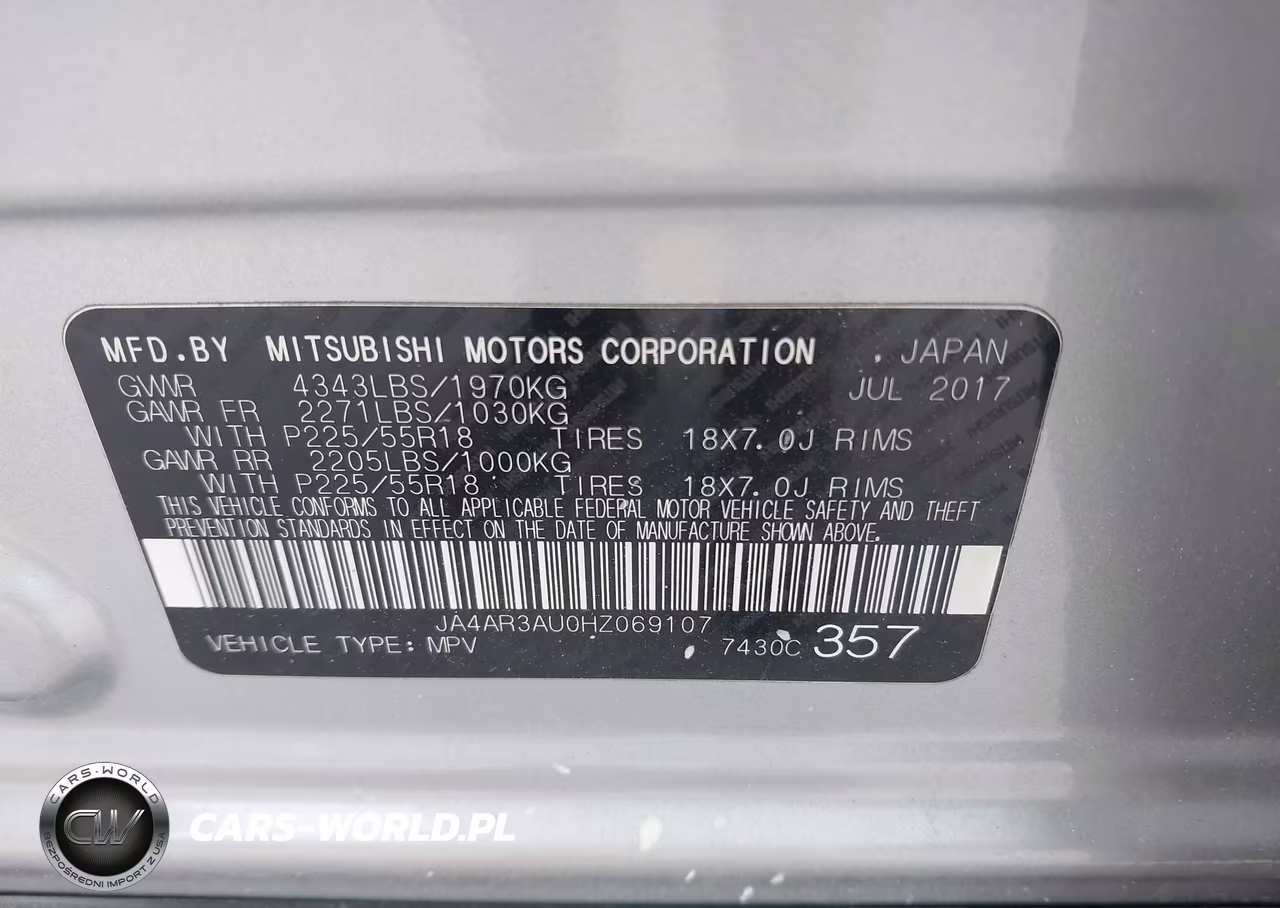 2017 Mitsubishi Outlander Sport 2.0 Le VIN:JA4AR3AU0HZ069107 - 9